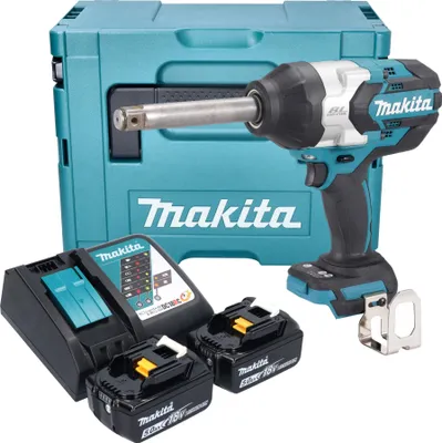 Produktbild von Makita DTW 1005 RTJ Akku Schlagschrauber 18 V 1360 Nm 3/4" Brushless + 2x Akku 5,0 Ah + Ladegerät + Makpac
