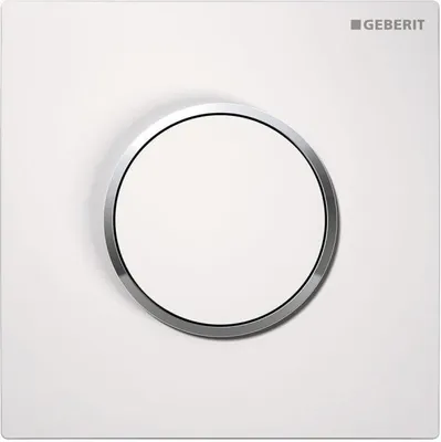 Produktbild von GEBERIT SIGMA10 Urinal Betätigungsplatte, weiß / chrom