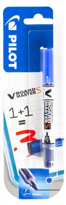 Image de Marker PILOT V-BOARD S UF permanent bleu effaçable