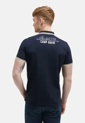 Immagine prodotto di Polo Camp David Airplane Tour I camicia a maniche corte con collo a polo