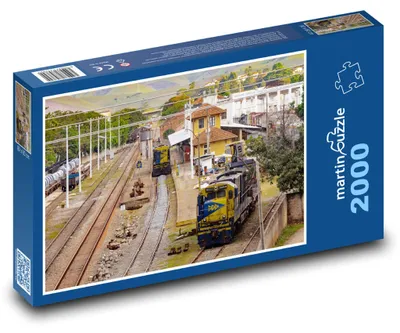 Produktbild von martinpuzzle - Puzzle 2000 Teile - Bahnhof