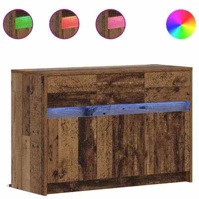Immagine prodotto di vidaXL Mobile TV in legno massello riciclato e truciolato, 91 x 34 x 61 cm