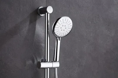 Immagine prodotto di WEBO Eva Doucheset - Miscelatore termostatico con Glijstang 60 cm - Chroom