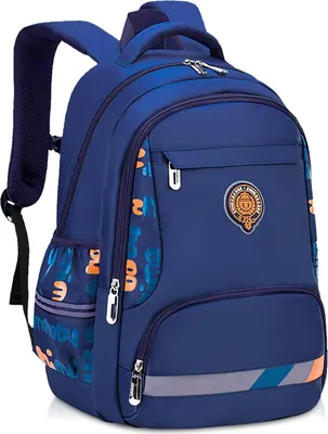 Produktbild von ASKSA Schulrucksack Jungen 1.-5.Klasse Schulranzen Ergonomischem Kinder Rucksack fuer Grundschule,Dunkelblau