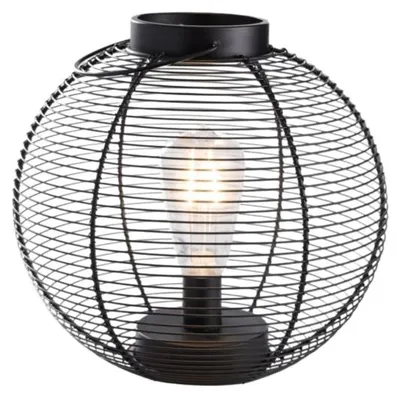 Immagine prodotto di Vestito Outdoor Lanterna Led A Batteria Nera 28 Cm