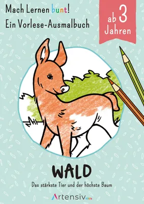 Produktbild von Wald - Ein Vorlese-Malbuch für Kinder ab 3 Jahren