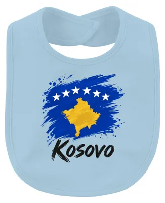 Productafbeelding van Kosovo-vlag, vlag van Kosovo, Balkan, Pristina, trots, Kosovaren, Albanezen, babybillet, lichtblauw