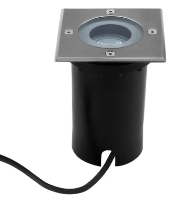 Produktbild von Ledvion LED Bodenstrahler Außen IP67 3W 230V GU10 quadratisch
