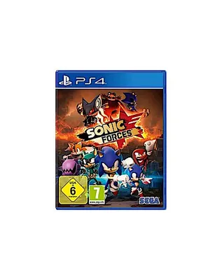 A video game cover for Sonic Forces on PS4.