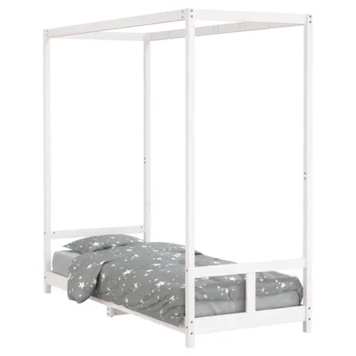 Immagine prodotto di vidaXL Letto per bambini bianco 80x200 cm in legno di pino massiccio