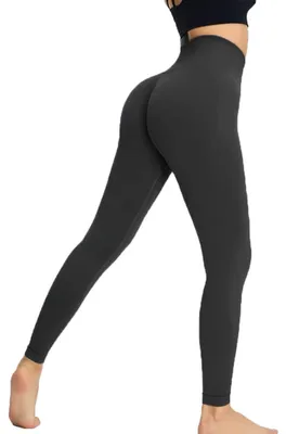 Produktbild von MuistA Damen Lang High Waist Push Up Leggings Sporthose Sportleggings Yogahose G