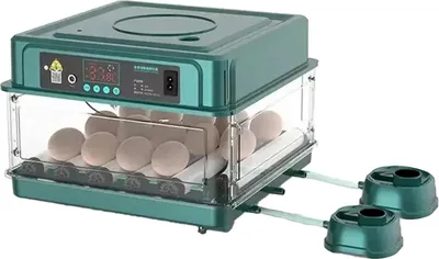 Image de Couveuse - Couveuse automatique pour 15 œufs - Retournement automatique - Contrôle de l'humidité - Prise UE 220 V - Pour poulets, canards et cailles
