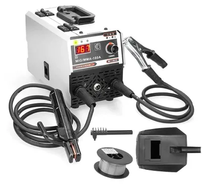 Immagine prodotto di Saldatrice multifunzione 3-in-1, con display digitale a LED, per saldatura MIG e MMA, potenza 160A