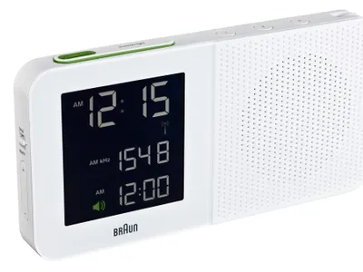 Produktbild von Braun BNC 010, LCD, Blau, 180 x 56 x 90 mm, AA, LR6, 1.5V, Weiß