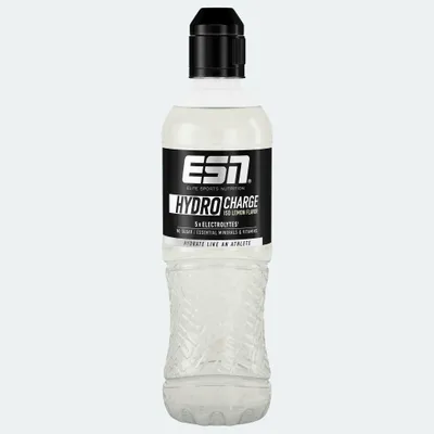 Produktbild von ESN HydroCharge Iso Drink – Lemon – 6 x 500 ml, zuckerfrei, mit Elektrolyten, KI-generiertes Bild