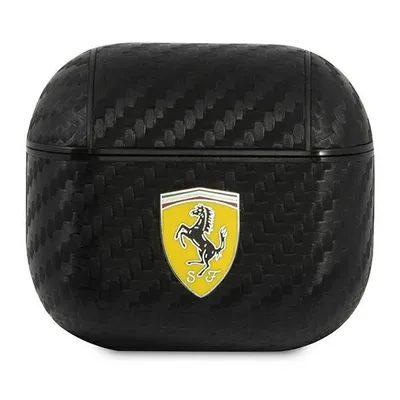 Image de Ferrari Fesa3Cabk Airpods 3 Coverczarny/Black On TrackPolyuréthaneCarbon