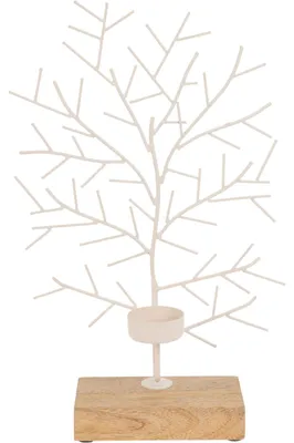 Produktbild von Teelichthalter Baum, Metall, 32 x 22 cm