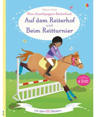 Obrázok produktu pre Mein großes Anziehpuppen-Stickerbuch: Auf dem Reiterhof und Beim Reitturnier