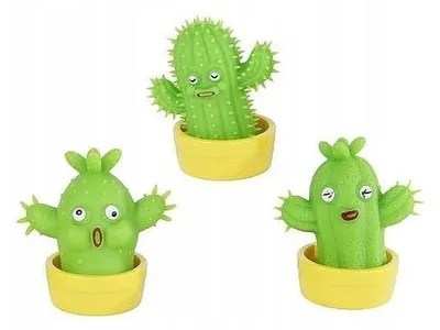 Productafbeelding van Rekbare cactusfiguur, 10 cm
