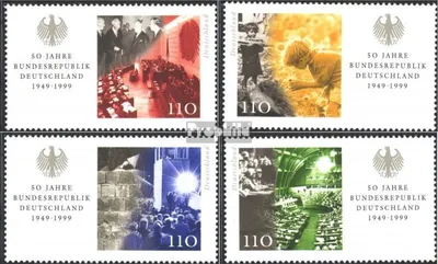 Produktbild von Briefmarken BRD (BR.Deutschland) 1999 Mi 2051-2054 (kompl.Ausg.) postfrisch 50 Jahre BRD