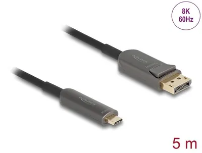 Produktbild von DeLOCK 81604, 5 m, USB Typ-C, DisplayPort, Männlich, Männlich, Gerade
