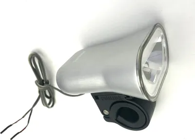 Produktbild von Philips LED E-Bike Frontlampe silber zur Lenkermontage