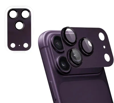 Immagine prodotto di Imoshion, confezione da 2 protezioni in vetro per fotocamera, compatibili con iPhone 18 Pro Max / 17 Pro Max - colore: viola
