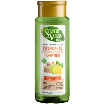 Obrázek produktu pro NaturVital Šampon pro všechny typy vlasů se zázvorem a citronem, 300ml