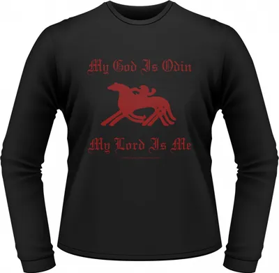 Produktbild von Longsleeve-Shirt: My God is Odin : M Größe: M