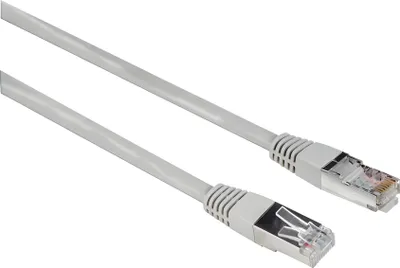Zdjęcie produktu dla Hama 00200918, 10 m, Cat5e, F/UTP (FTP), RJ-45, RJ-45, Szary