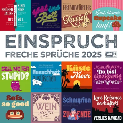 Produktbild von Einspruch Kalender 2025 - 30x30