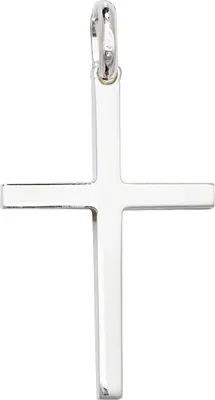 Image de Pendentif Femme Croix Argent fin 925 - 34mm*18mm; TRS23983