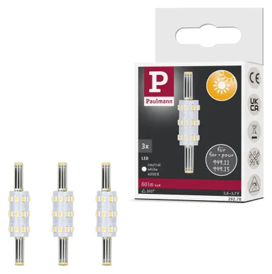 Produktbild von Paulmann Plug & Shine LED Stecksockel 3er-Set
