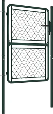 Produktbild von vidaXL Gartentor aus Stahl 100 x 150 cm Grün