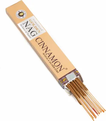 Produktbild von Vijayshree Räucherstäbchen "Golden Nag Cinnamon" 15gr.