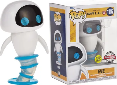 Produktbild von Disney Pixar WALL-E - EVE 1116 Special Edition Glows - Funko Pop! Vinyl Figur