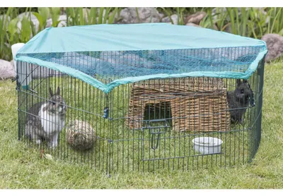 Produktbild von TRIXIE Jungtiergehege mit Schutznetz - diverse - ø 116 × 38 cm