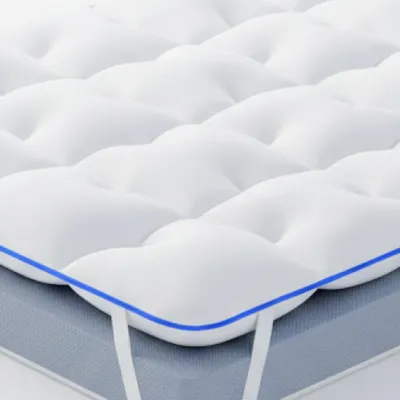 Image de CASABEL Surmatelas Diamant 160 x 190 cm en Microfibre - Confort Optimal