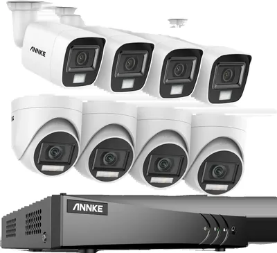 Obrázek produktu pro Dohledový kamerový systém, rozlišení 5MP, provedení odolné proti povětrnostním vlivům, 8CH DVR 8ks sad, žádný