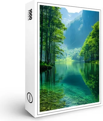 Produktbild von raxxa Premium-Puzzle "Seespiegel", 1000 Teile