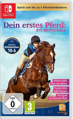 Produktbild von GAME Dein erstes Pferd - Die Reitschule, Nintendo Switch, Multiplayer-Modus, E (Jeder)