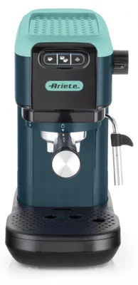 Obrázok produktu pre Ariete 1399/17, Espresso kávovar, 1,1 l, Kávový pod, Mletá káva, 1300 W, Modrá, Zelená