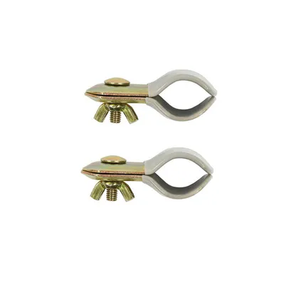 Produktbild von Rohrschelle 2 Stk Rohrhalterung mit Beschichtung Zeltrohrschelle 25-28 mm BWE