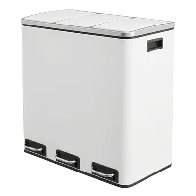 Obrázek produktu pro SONGMICS Systém třídění odpadu, 3 x 18 l, ergonomický, 3 přihrádky, kuchyňský