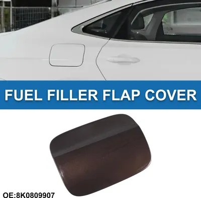 Image de Capuchon De Porte De Réservoir De Carburant Pour Audi A4 2009-2016 Couvercle De Trappe De Remplissage De Carburant Type De Clip No.8K0809907 Abs