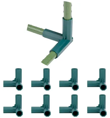 Produktbild von 3-Wege-Pflanzenstütze für Gewächshauszubehör und Gartenrahmen