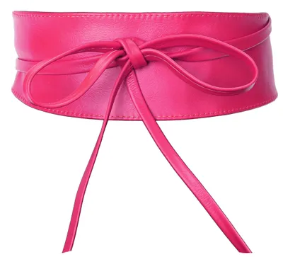 Produktbild von irisaa Leder Taillengürtel Damen, Breiter Obi Gürtel zum Schnüren Hüftgürtel Echtleder Bindegürtel Party Gürtel Taille Band aus Italien