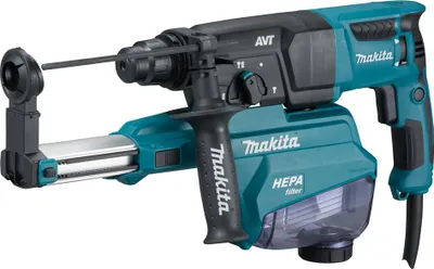 Produktbild von Makita HR2653TJ, SDS Plus, Schwarz, Grün, 2,6 cm, 1200 RPM, 2,2 J, 8 - 18 mm