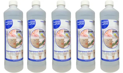 Produktbild von 5x 1L Isopropanol 99,9% Isopropylalkohol 2-Propanol Schimmelreiniger Entfetter