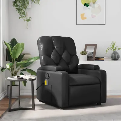 Obrázok produktu pre Nastaviteľné kreslo – relaxačné kreslo – kreslo na sedenie – umelá koža – nastaviteľná opierka chrbta do uhla 135 stupňov